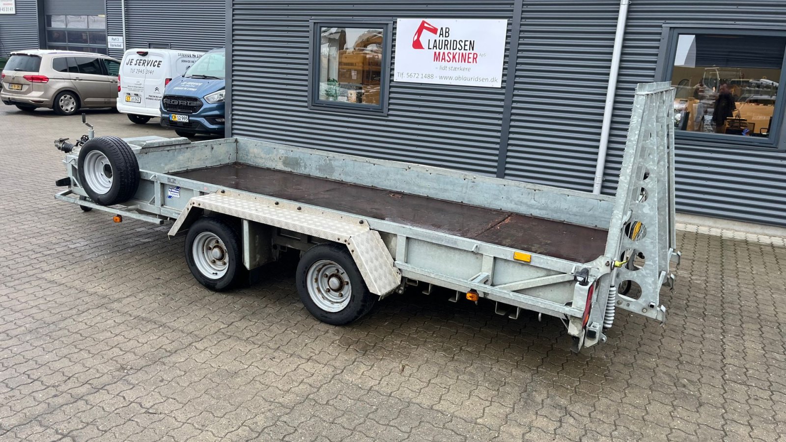 PKW-Anhänger Türe ait Ifor Williams gp147 430cm lang maskintrailer, Gebrauchtmaschine içinde Rønnede (resim 2)