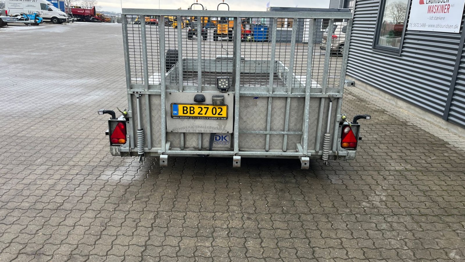 PKW-Anhänger Türe ait Ifor Williams gp147 430cm lang maskintrailer, Gebrauchtmaschine içinde Rønnede (resim 4)