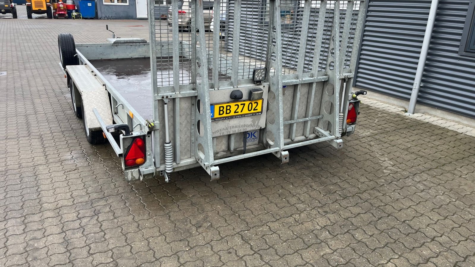 PKW-Anhänger Türe ait Ifor Williams gp147 430cm lang maskintrailer, Gebrauchtmaschine içinde Rønnede (resim 3)