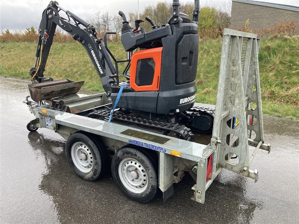 PKW-Anhänger tip Ifor Williams GX 84 Maskintrailer med rampe og mange bindeøjer, Gebrauchtmaschine in Roslev (Poză 17)