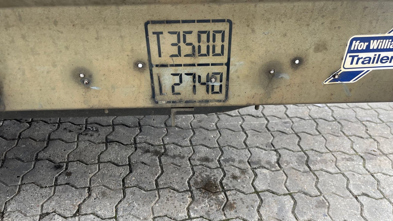 PKW-Anhänger Türe ait Ifor Williams gx125 HD-R Nysynet maskintrailer, Gebrauchtmaschine içinde Rønnede (resim 7)