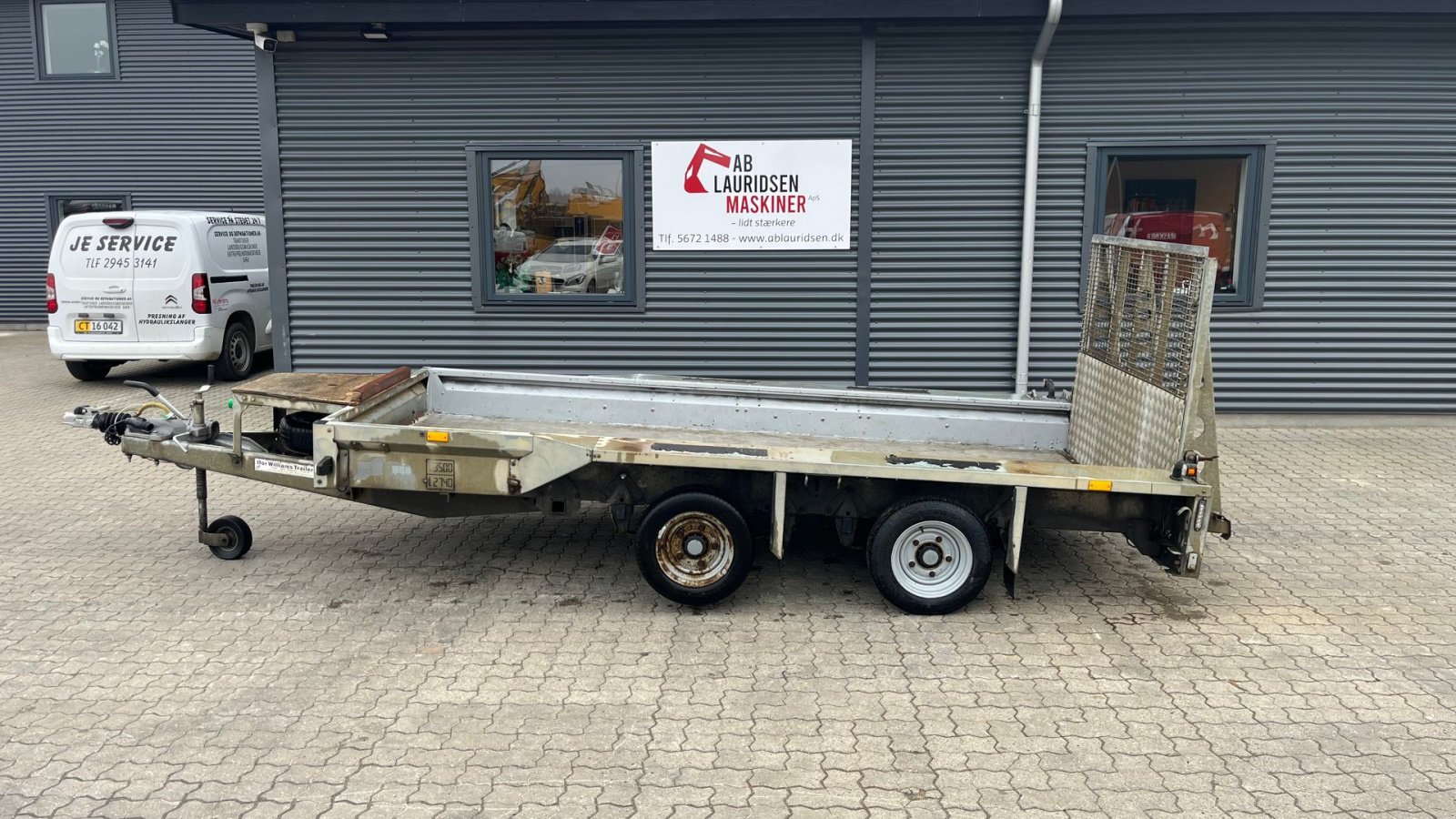 PKW-Anhänger Türe ait Ifor Williams gx125 HD-R Nysynet maskintrailer, Gebrauchtmaschine içinde Rønnede (resim 1)