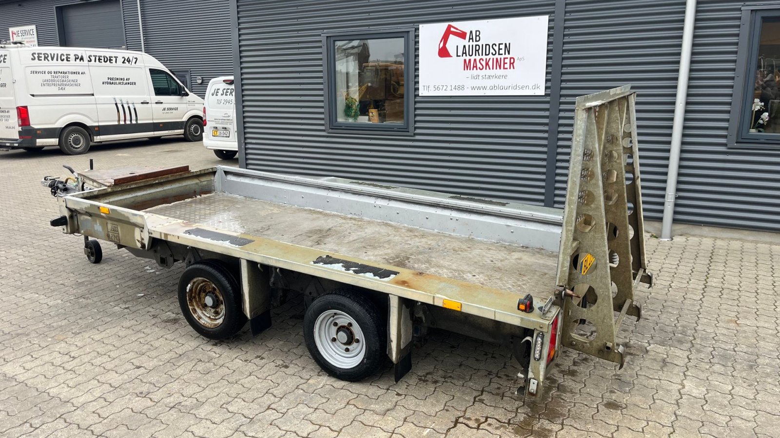 PKW-Anhänger Türe ait Ifor Williams gx125 HD-R Nysynet maskintrailer, Gebrauchtmaschine içinde Rønnede (resim 2)