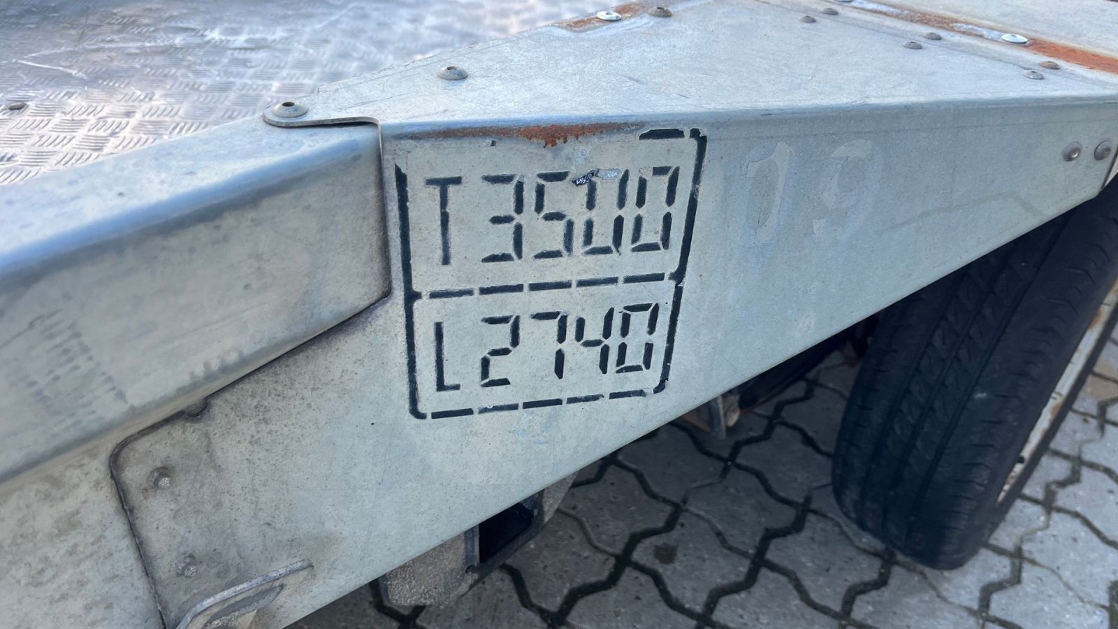 PKW-Anhänger del tipo Ifor Williams gx125 Nysynet maskintrailer, Gebrauchtmaschine In Rønnede (Immagine 8)