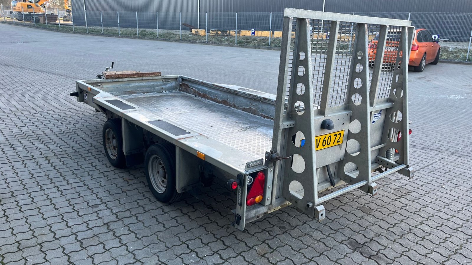 PKW-Anhänger del tipo Ifor Williams gx125 Nysynet maskintrailer, Gebrauchtmaschine In Rønnede (Immagine 9)