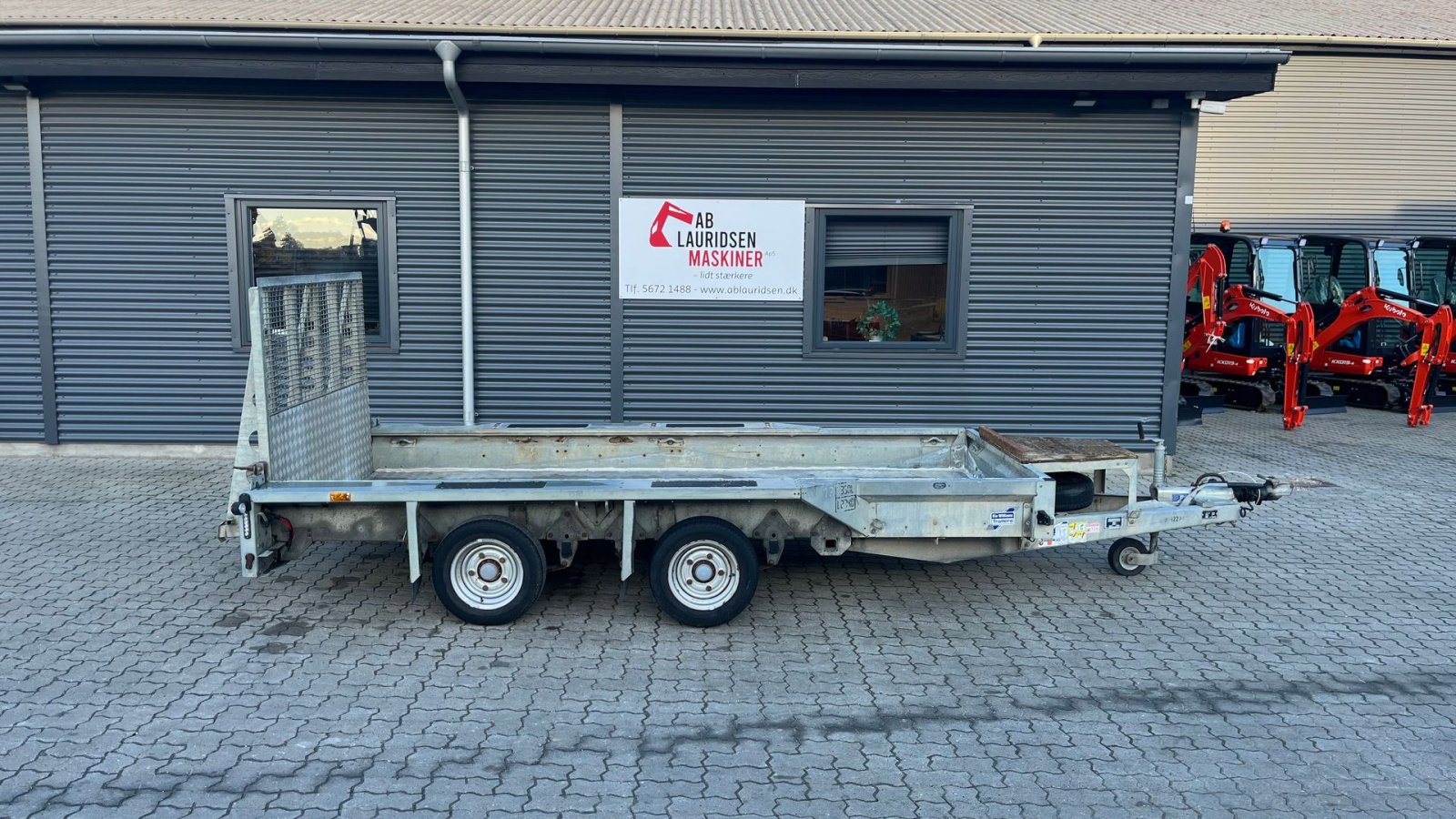 PKW-Anhänger del tipo Ifor Williams gx125 Nysynet maskintrailer, Gebrauchtmaschine In Rønnede (Immagine 1)