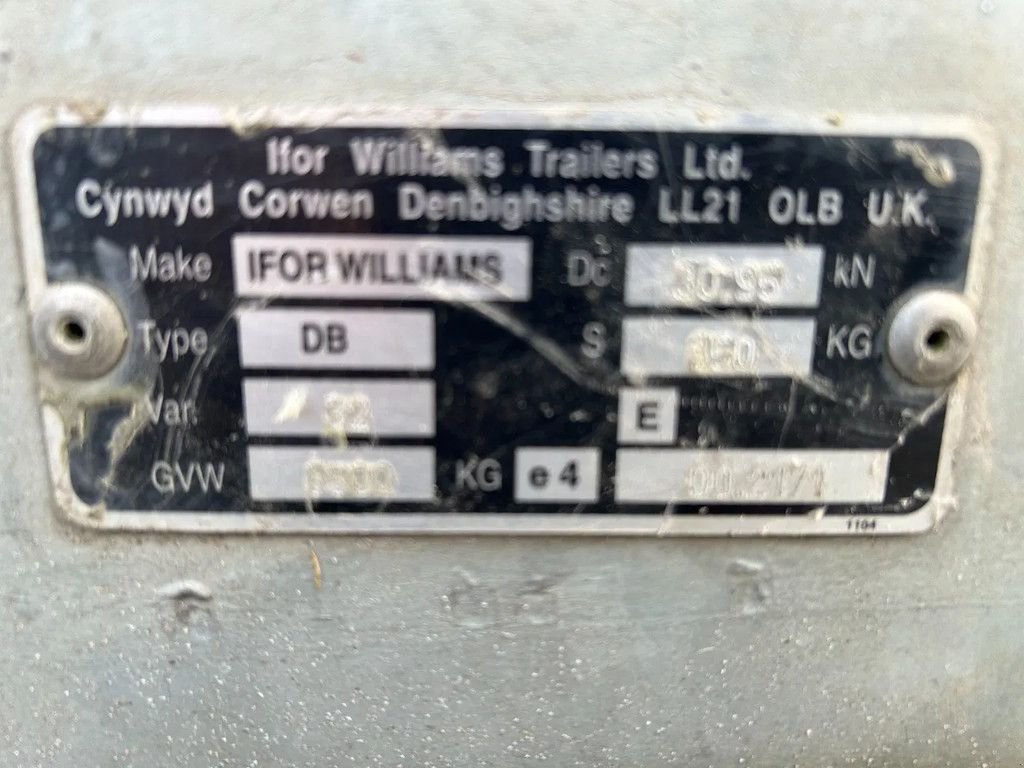 PKW-Anhänger typu Ifor Williams Machine transporter, Gebrauchtmaschine v HA (Obrázek 6)