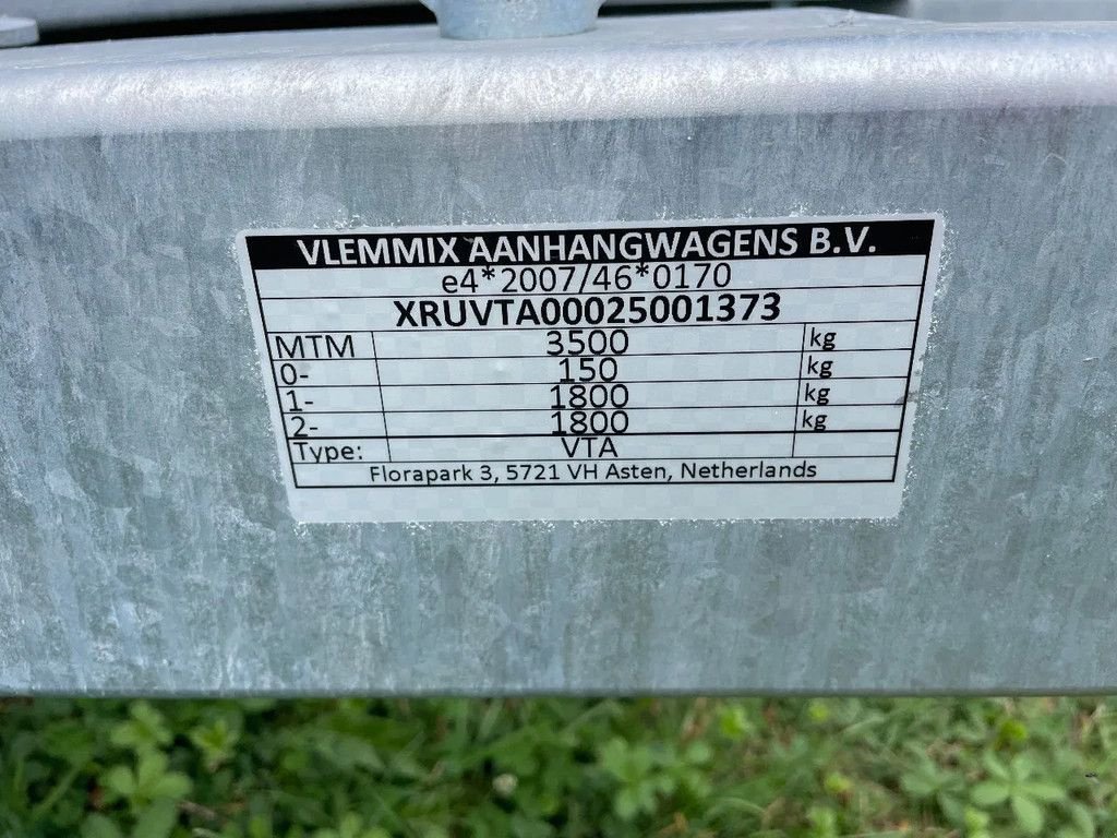 PKW-Anhänger typu Ifor Williams Nieuwe Vlemmix machine transporters 400x150 3500 kg met oprijpla, Gebrauchtmaschine v Kwintsheul (Obrázek 7)
