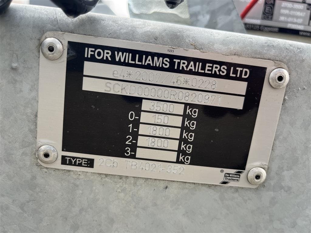 PKW-Anhänger typu Ifor Williams NY TB4021-352 fyldt med udstyr., Gebrauchtmaschine v Rønnede (Obrázek 16)