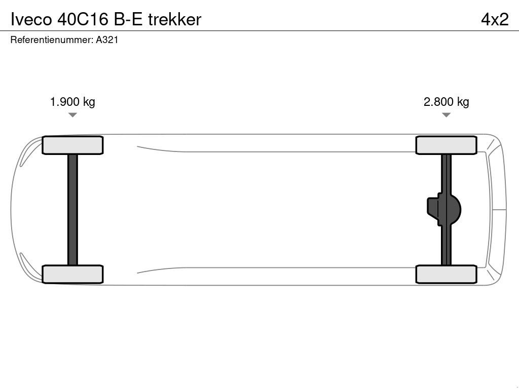 PKW-Anhänger типа Iveco 40C16 B-E trekker, Gebrauchtmaschine в Groenekan (Фотография 10)