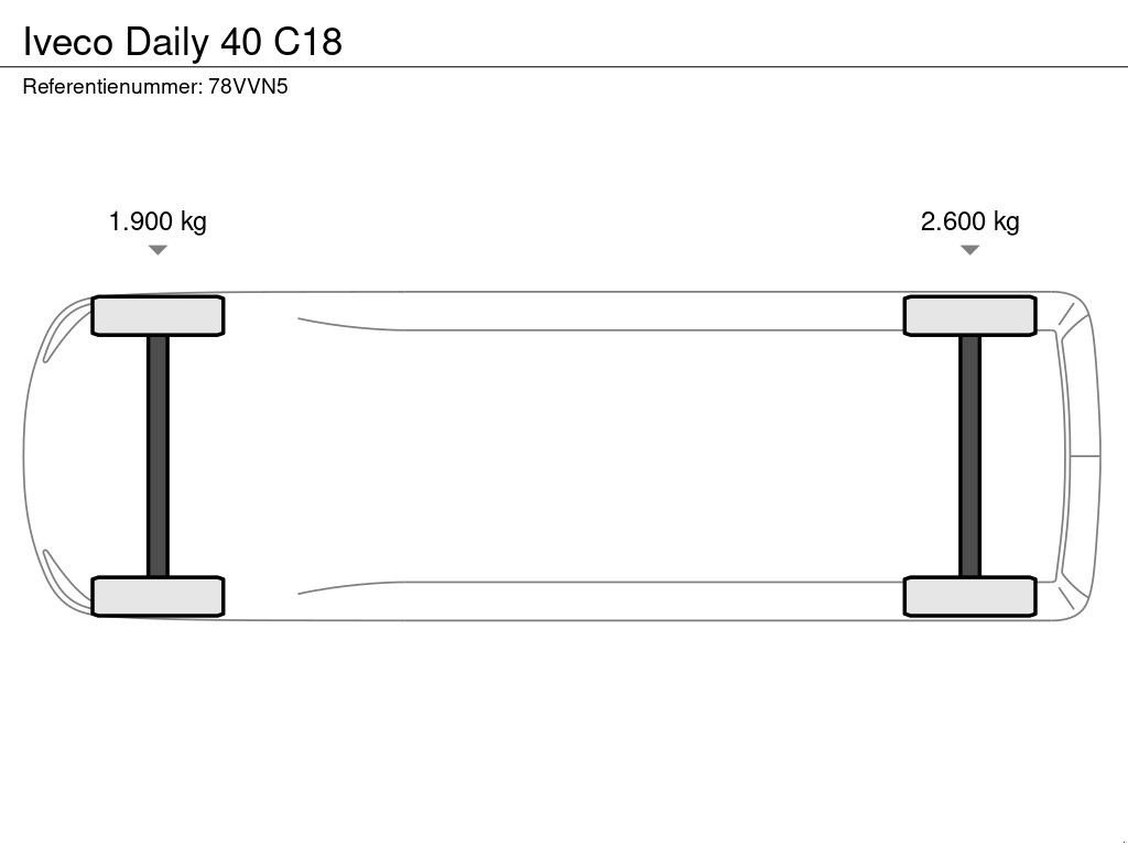 PKW-Anhänger Türe ait Iveco Daily 40 C18, Gebrauchtmaschine içinde Barneveld (resim 11)