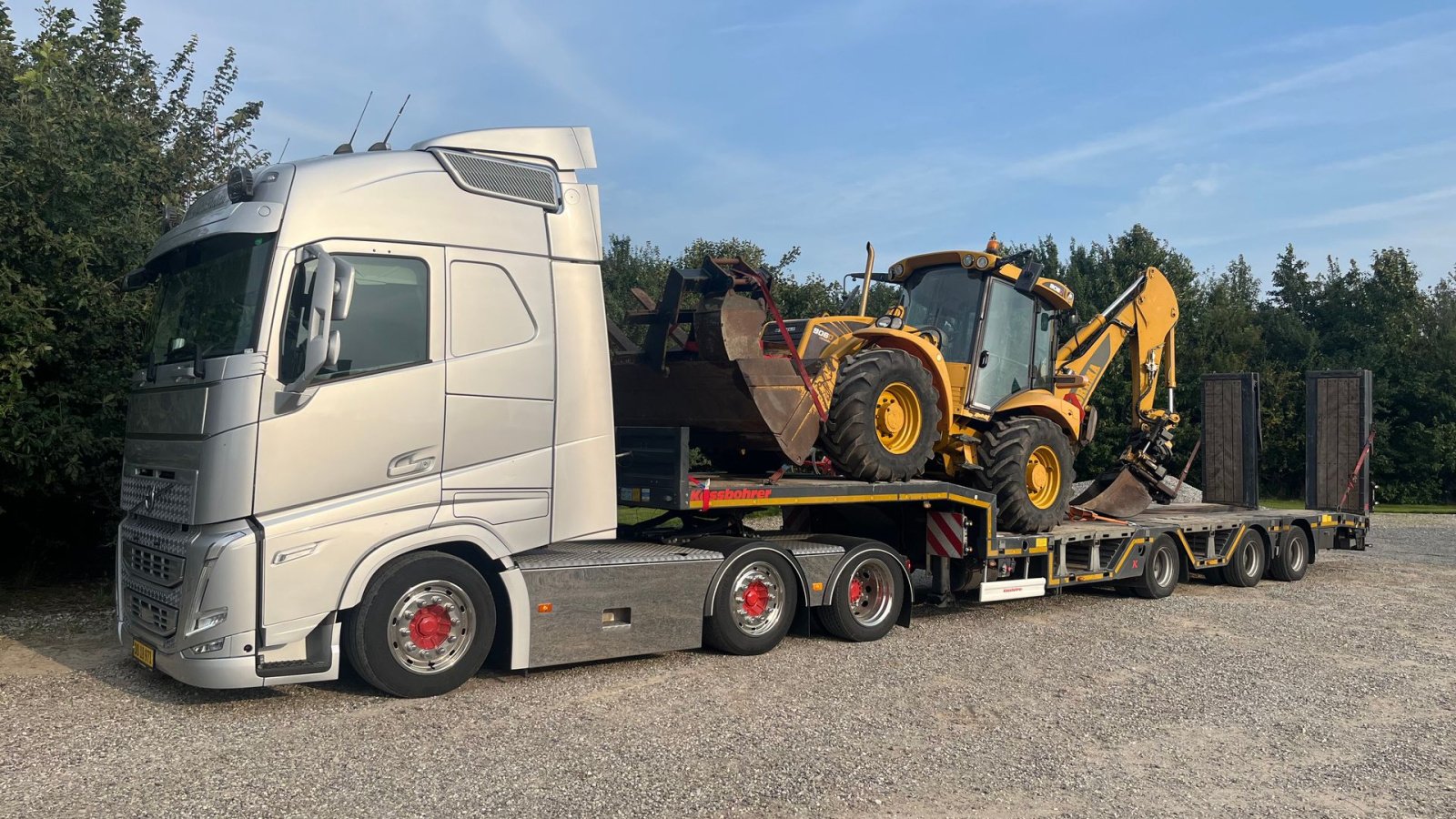 PKW-Anhänger des Typs Kässbohrer Maskintrailer MED UDTRÆK OG HJULBRØNDE!, Gebrauchtmaschine in Nørager (Bild 3)