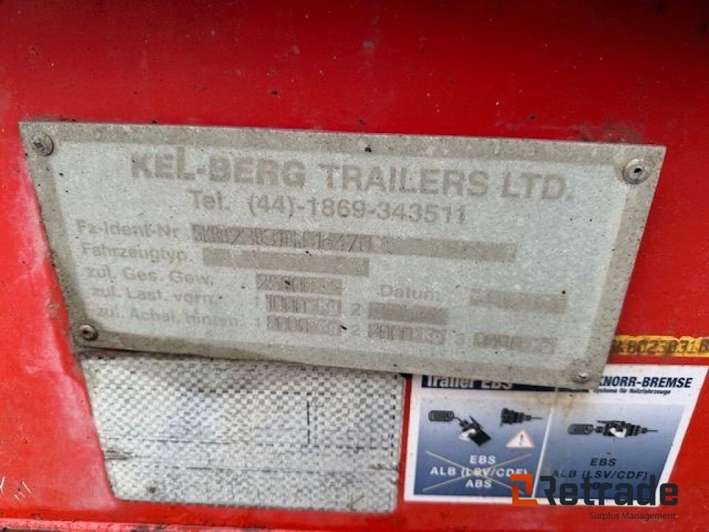 PKW-Anhänger des Typs Kel-Berg kærre trailer, Gebrauchtmaschine in Rødovre (Bild 5)