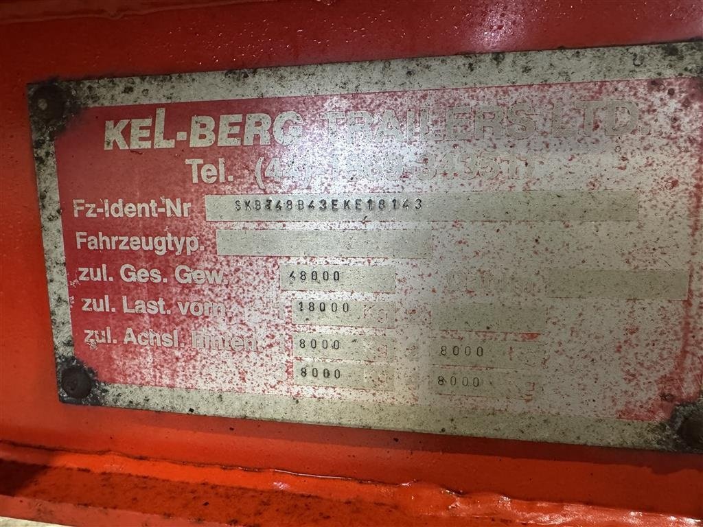 PKW-Anhänger Türe ait Kel-Berg Sonstiges, Gebrauchtmaschine içinde Haderup (resim 18)