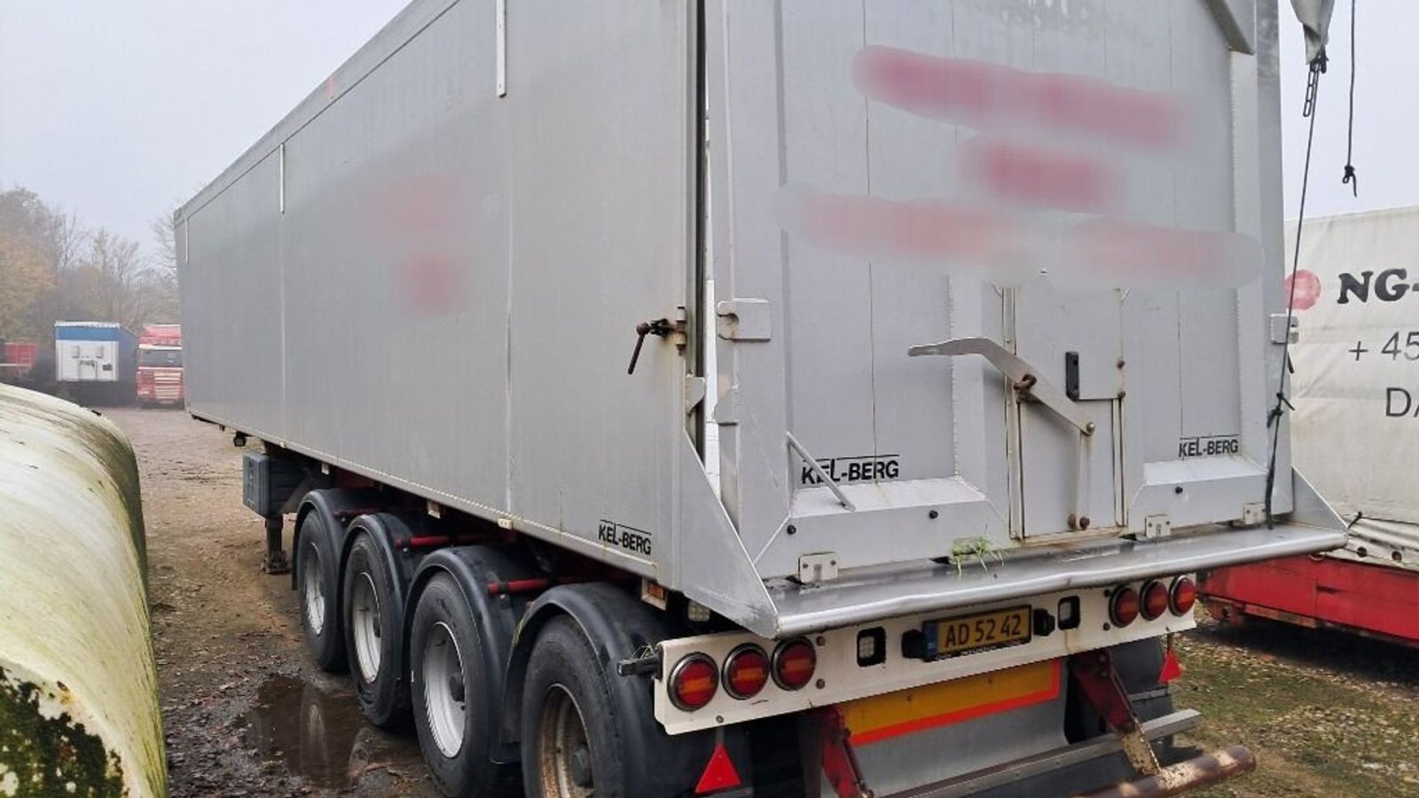 PKW-Anhänger du type Kel-Berg Tipsættevogn 60m3 4 akslet, Gebrauchtmaschine en Rødovre (Photo 4)
