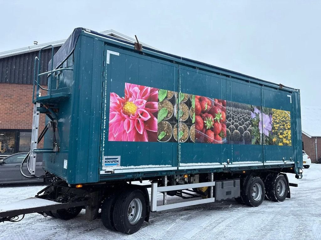 PKW-Anhänger типа Knapen 50m3 Walkingfloor Zijdeuren/Side doors Top conditie! Kooiaap aan, Gebrauchtmaschine в Saasveld (Фотография 1)