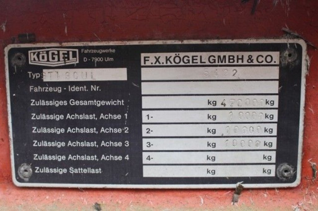 PKW-Anhänger typu O&K K&ouml;gel semi-dieplader, Gebrauchtmaschine v Neer (Obrázek 2)