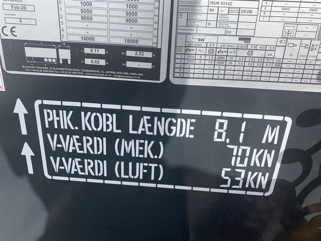 PKW-Anhänger des Typs Oleo Mac 2 akslet maskin kærre, Gebrauchtmaschine in Ringe (Bild 15)