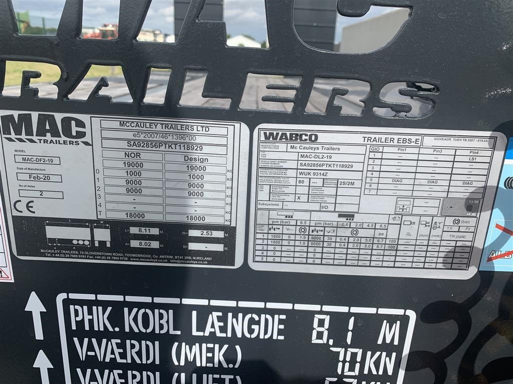 PKW-Anhänger des Typs Oleo Mac 2 akslet maskin kærre, Gebrauchtmaschine in Ringe (Bild 16)