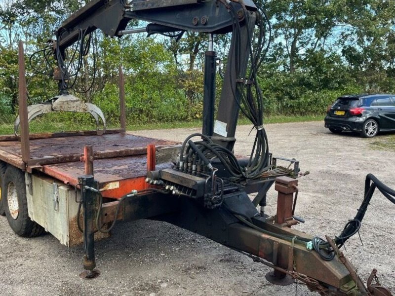 PKW-Anhänger tipa Peitz AVE 57 Tømmertrailer med HIAB kran, Gebrauchtmaschine u Rødovre (Slika 1)