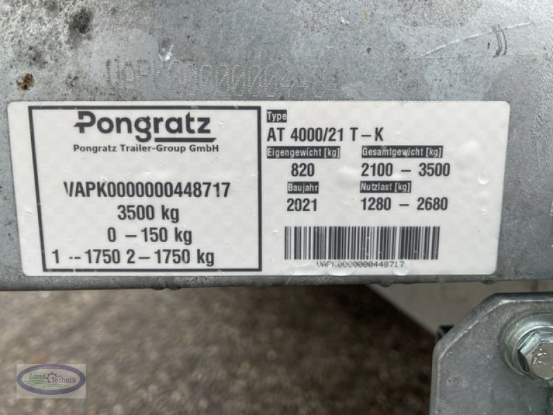 PKW-Anhänger des Typs Pongratz AT 4000/21 T-K, Neumaschine in Münzkirchen (Bild 12)