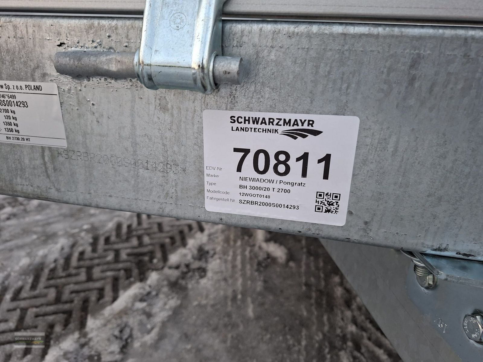 PKW-Anhänger of the type Pongratz BH 3000/20 T, Neumaschine in Gampern (Picture 14)