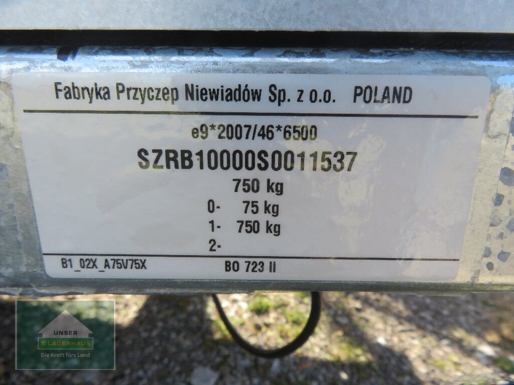 PKW-Anhänger του τύπου Pongratz BO 230/13 U, Neumaschine σε Hofkirchen (Φωτογραφία 15)