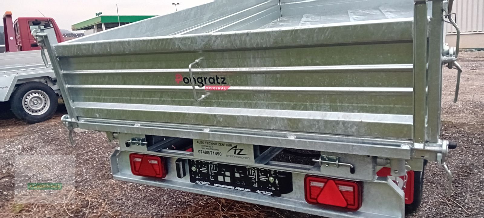 PKW-Anhänger des Typs Pongratz DREISEITENKIPPER 3-SKS 3600/17T STAHL 3500KG, Neumaschine in Wolfpassing (Bild 2)