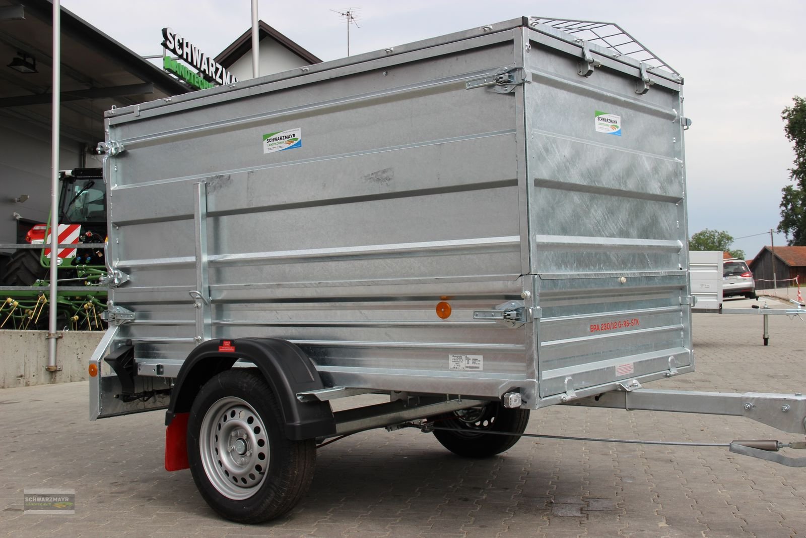 PKW-Anhänger des Typs Pongratz EPA 230/12 G-RS-STK, Neumaschine in Aurolzmünster (Bild 8)