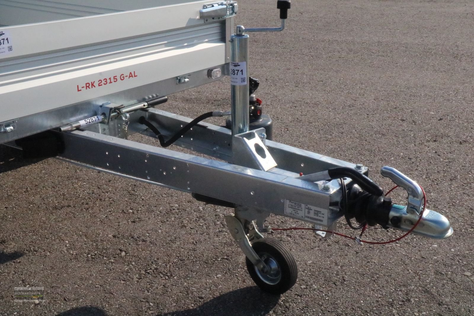 PKW-Anhänger Türe ait Pongratz L-RK 2315 G-AL 1500, Neumaschine içinde Gampern (resim 4)