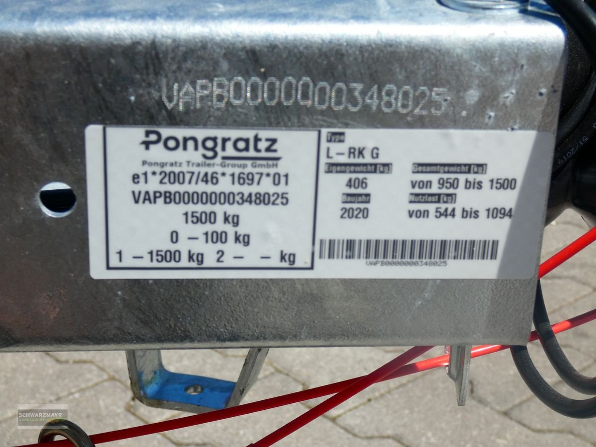 PKW-Anhänger типа Pongratz L-RK 2715 G-AL 1500, Neumaschine в Aurolzmünster (Фотография 14)