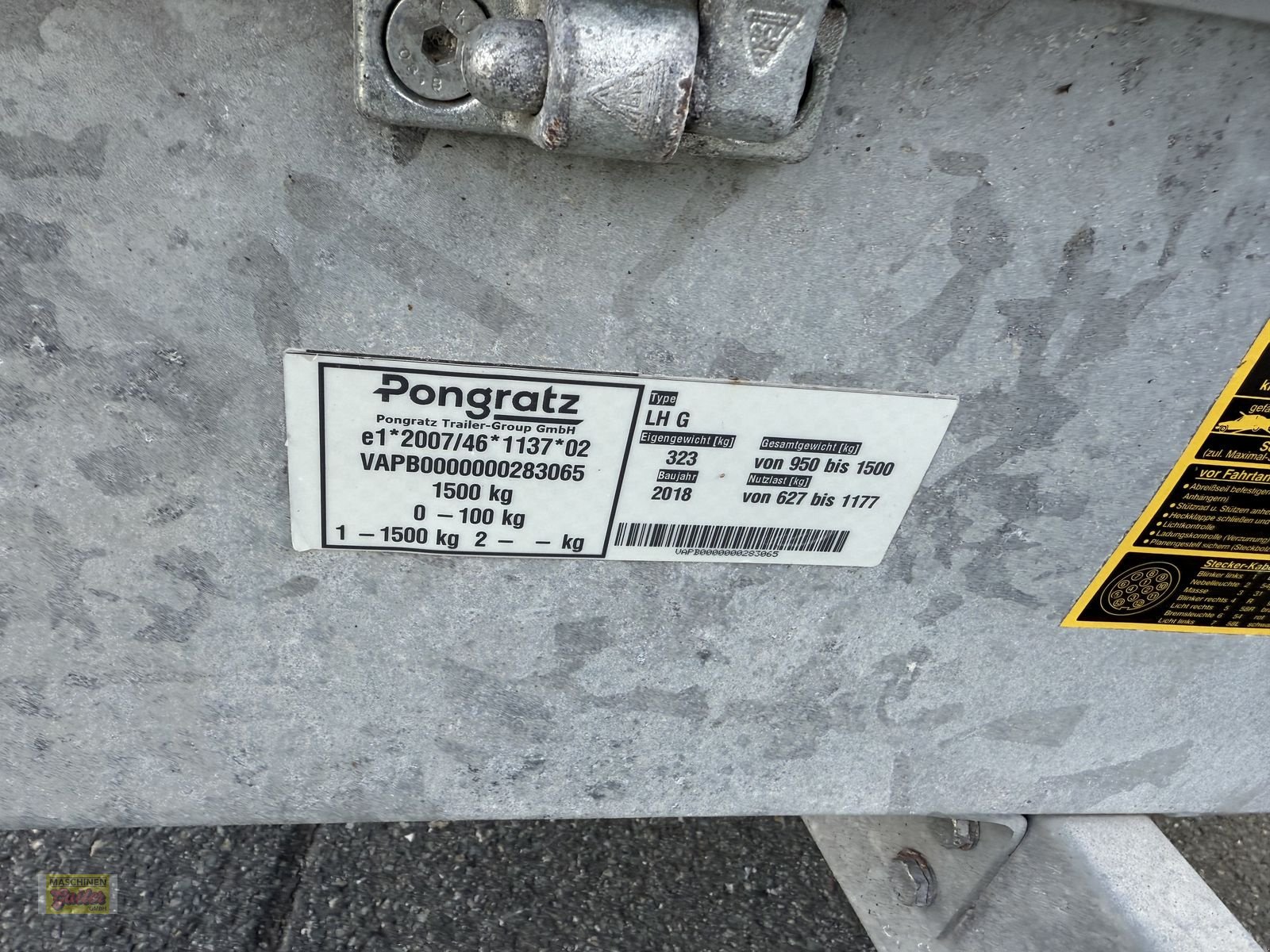 PKW-Anhänger des Typs Pongratz LH 2600/16, Gebrauchtmaschine in Kötschach (Bild 7)