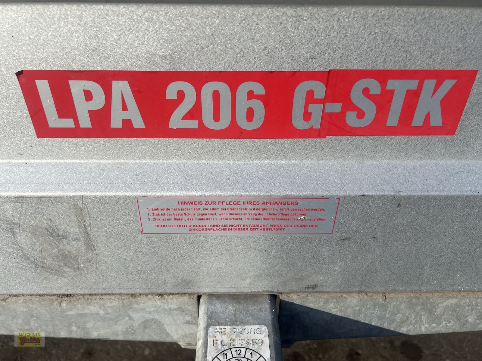 PKW-Anhänger Türe ait Pongratz LPA 206 G, Gebrauchtmaschine içinde Kötschach (resim 8)