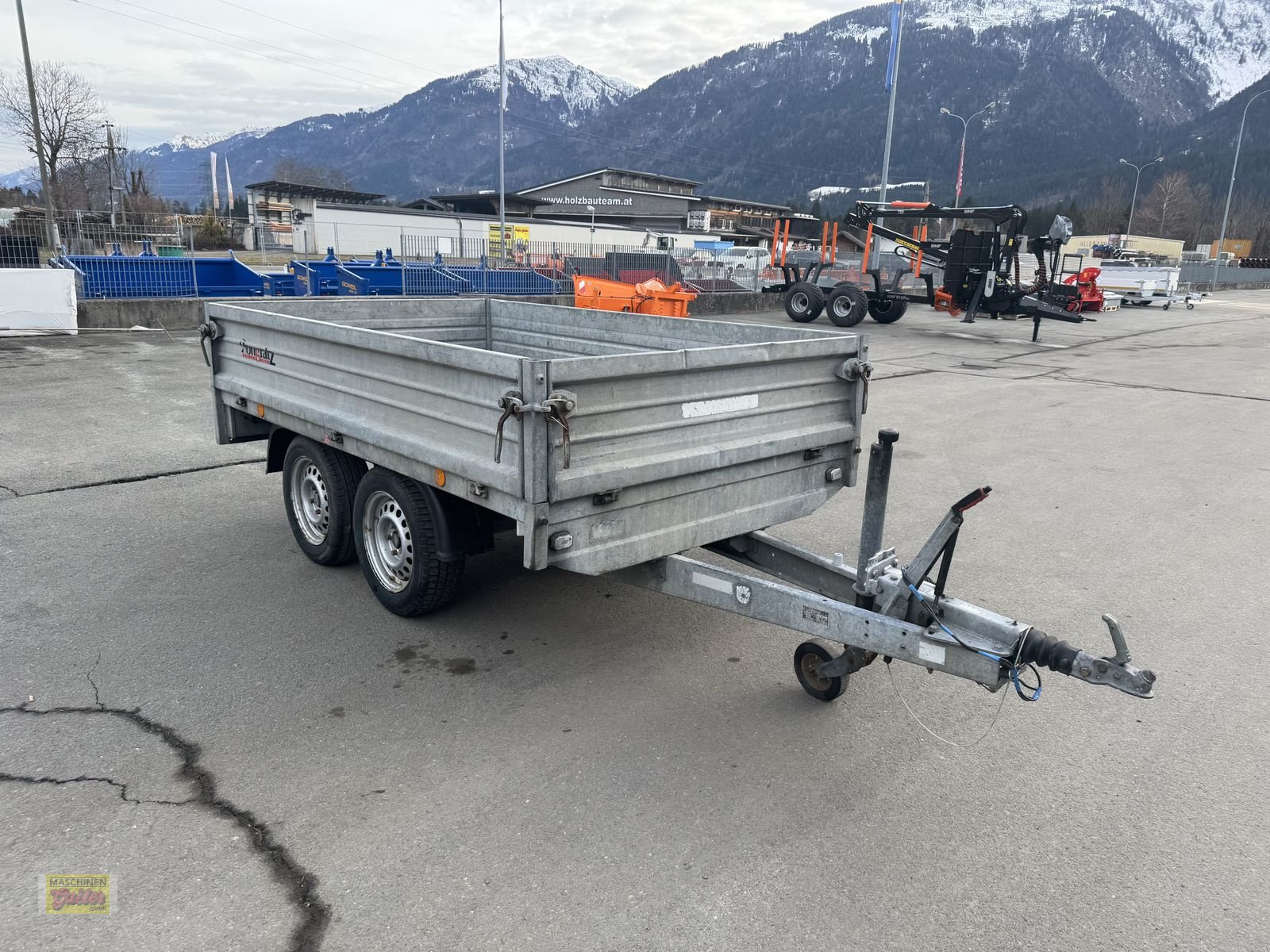 PKW-Anhänger typu Pongratz PHL 2550/15 T-S Tandem- Hochlader mit Stahlwände, Gebrauchtmaschine v Kötschach (Obrázek 1)