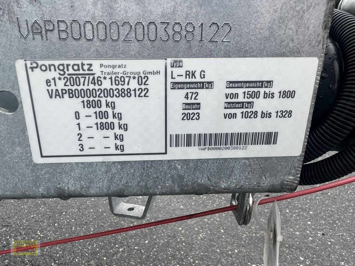 PKW-Anhänger des Typs Pongratz PKW-Kipper L-RK 2715 G-AL, Neumaschine in Kötschach (Bild 12)