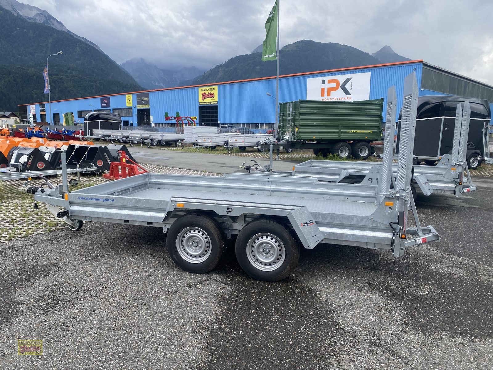 PKW-Anhänger Türe ait Pongratz PMT 360/18T Baumaschinentransporter, Neumaschine içinde Kötschach (resim 9)