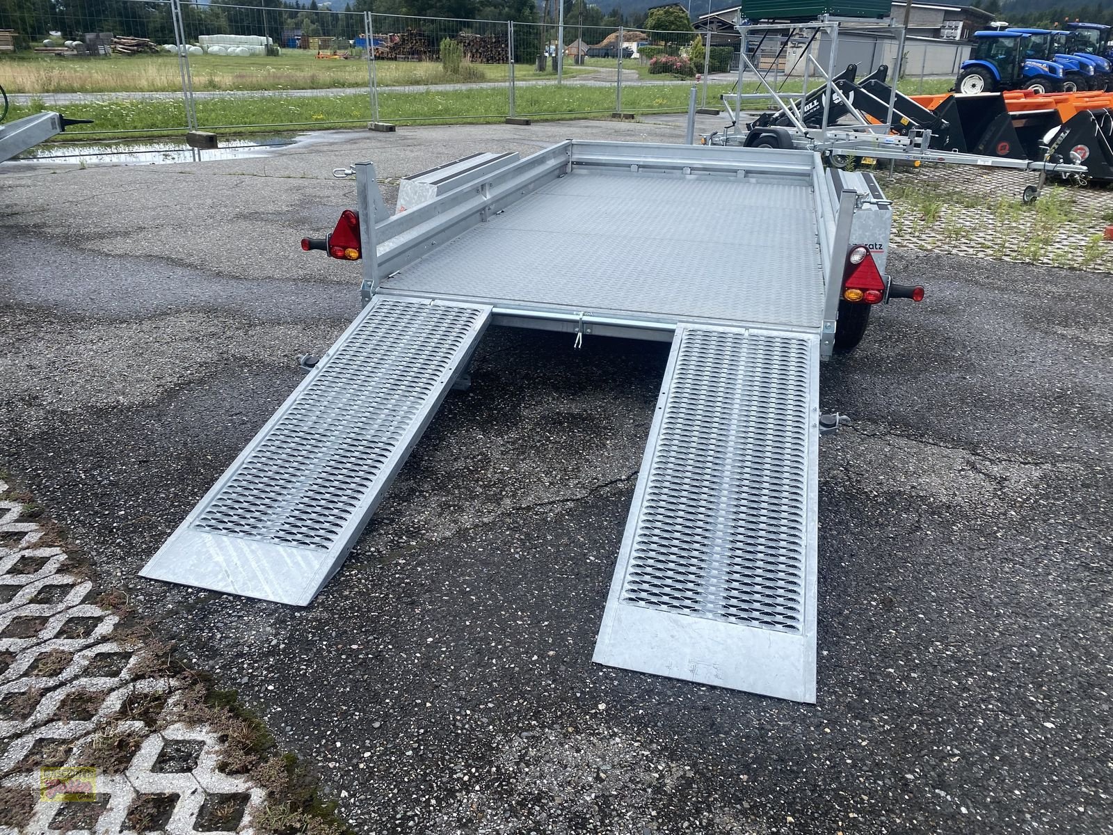 PKW-Anhänger Türe ait Pongratz PMT 360/18T Baumaschinentransporter, Neumaschine içinde Kötschach (resim 16)