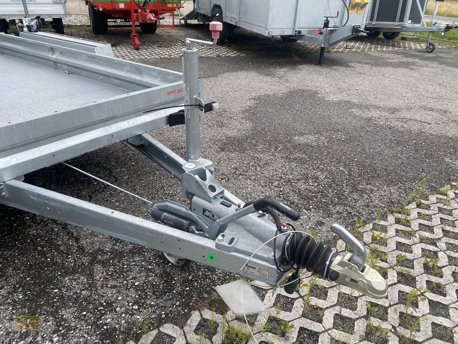 PKW-Anhänger Türe ait Pongratz PMT 360/18T Baumaschinentransporter, Neumaschine içinde Kötschach (resim 13)