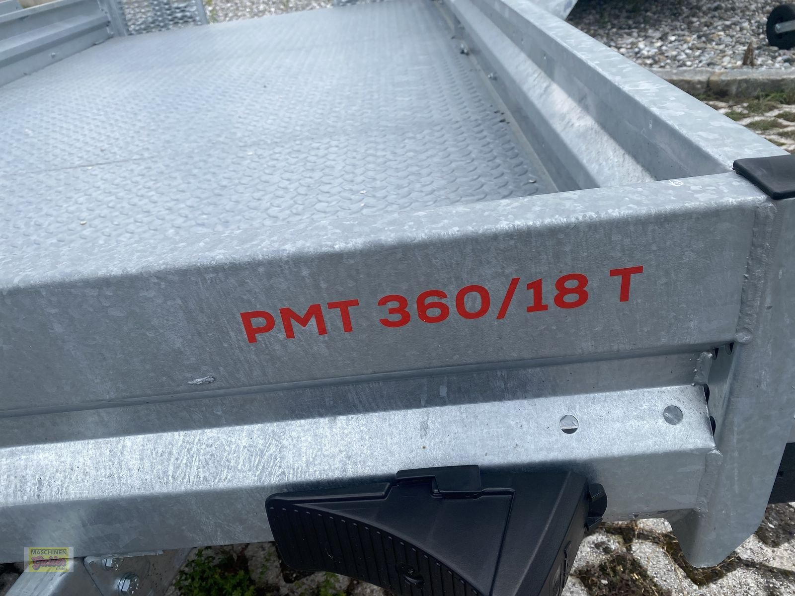 PKW-Anhänger Türe ait Pongratz PMT 360/18T Baumaschinentransporter, Neumaschine içinde Kötschach (resim 19)