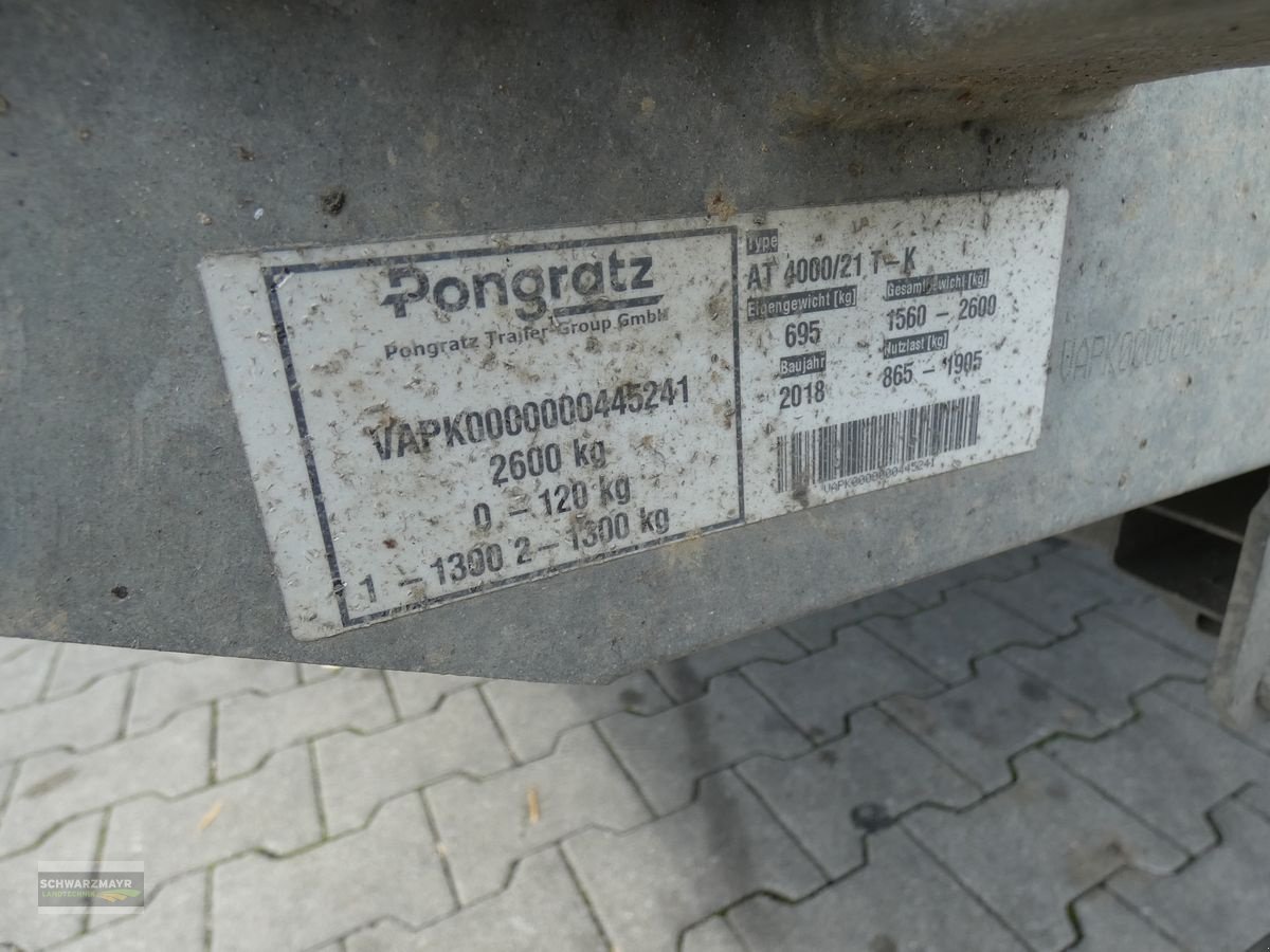 PKW-Anhänger typu Pongratz Pongratz AT SO 4000/21 T-K, Gebrauchtmaschine w Aurolzmünster (Zdjęcie 10)