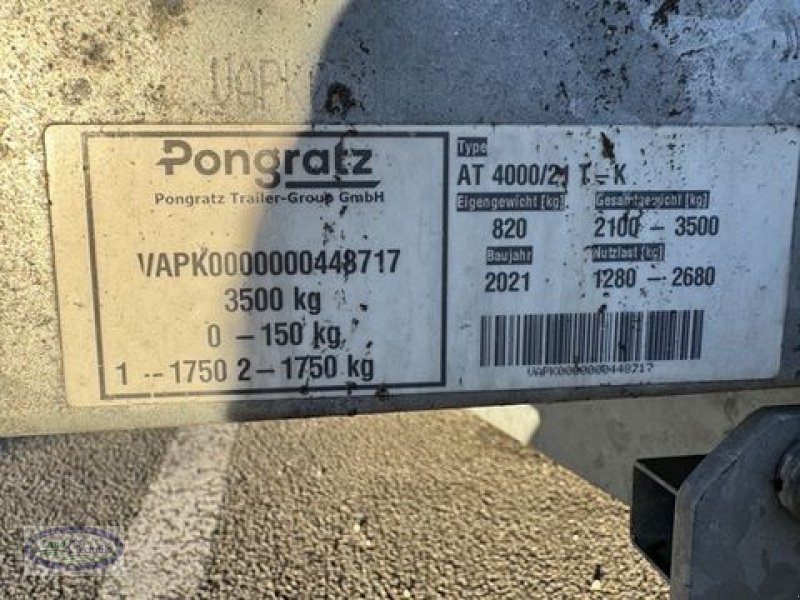 PKW-Anhänger typu Pongratz T 4000/21 T-K, Neumaschine v Münzkirchen (Obrázek 9)