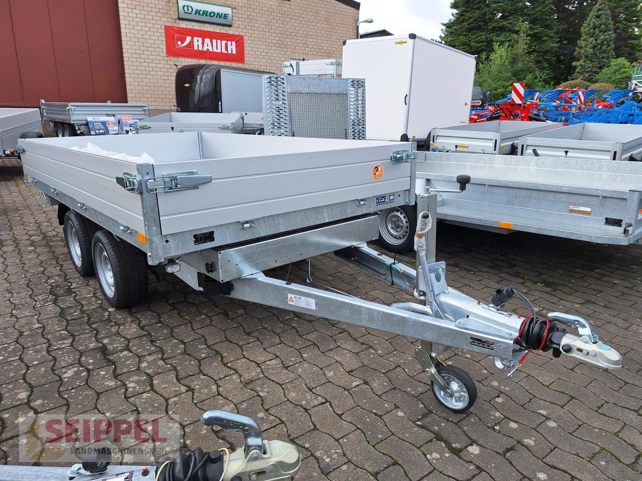 PKW-Anhänger des Typs Saris K3 306 170 2700 2 elektrisch + Rampen, Neumaschine in Groß-Umstadt (Bild 4)