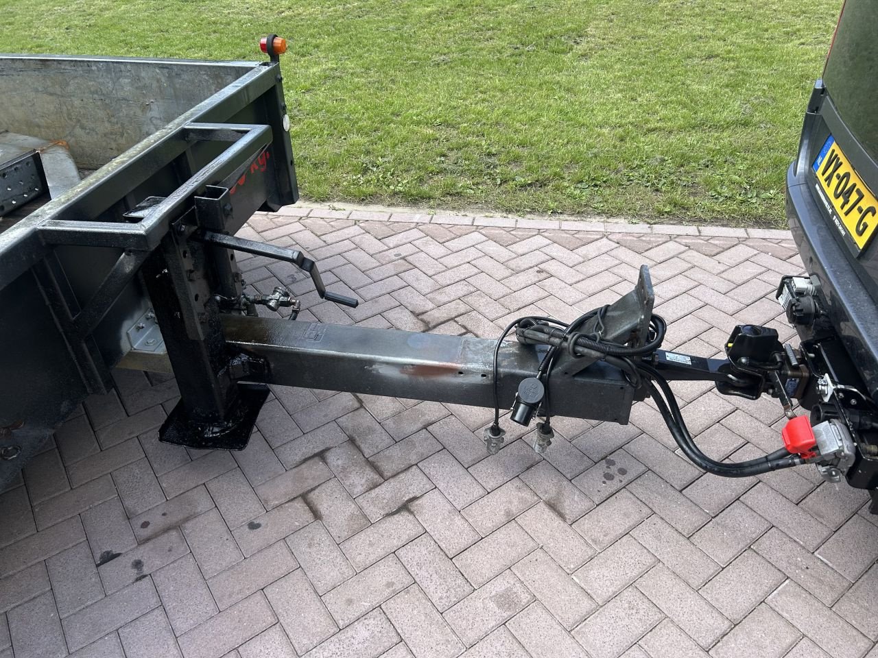 PKW-Anhänger Türe ait Sonstige aanhanger VELDHUIZEN dieplader 7.2 TON LUCHTREMMEN, Gebrauchtmaschine içinde Putten (resim 10)