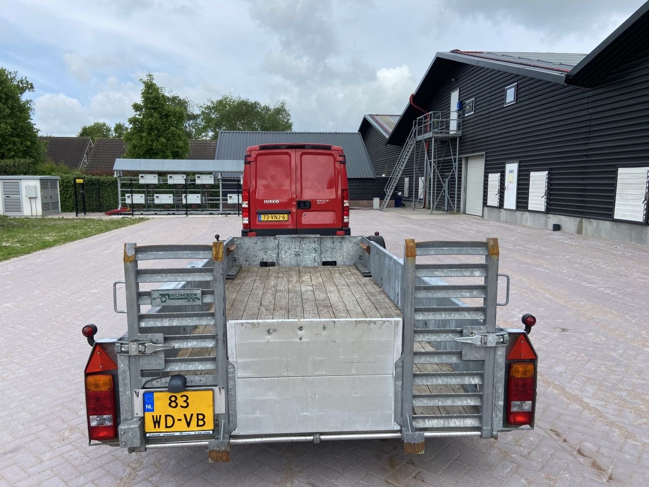 PKW-Anhänger typu Sonstige BE bus iveco 50c18 - veldhuizen 5.7 ton Hydro stop, Gebrauchtmaschine v Putten (Obrázek 7)