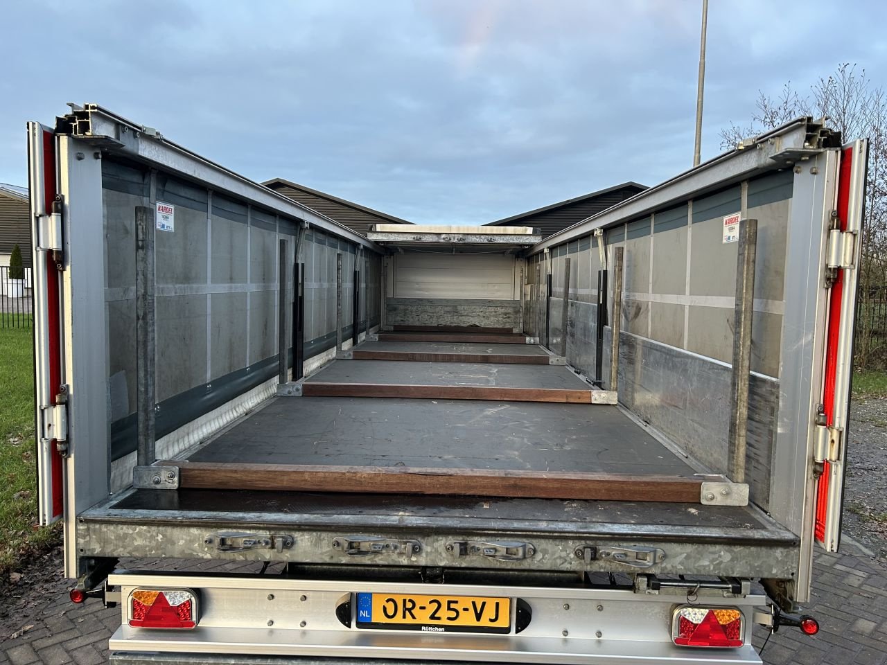 PKW-Anhänger Türe ait Sonstige be oplegger 10 TON BUNK schuifzeilen en schuifdak 2019, Gebrauchtmaschine içinde Putten (resim 10)