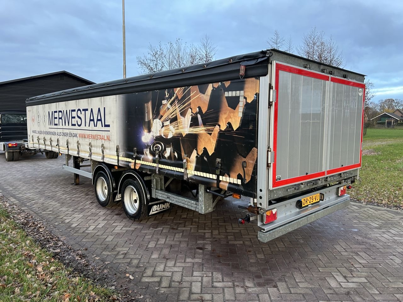 PKW-Anhänger Türe ait Sonstige be oplegger 10 TON BUNK schuifzeilen en schuifdak 2019, Gebrauchtmaschine içinde Putten (resim 4)