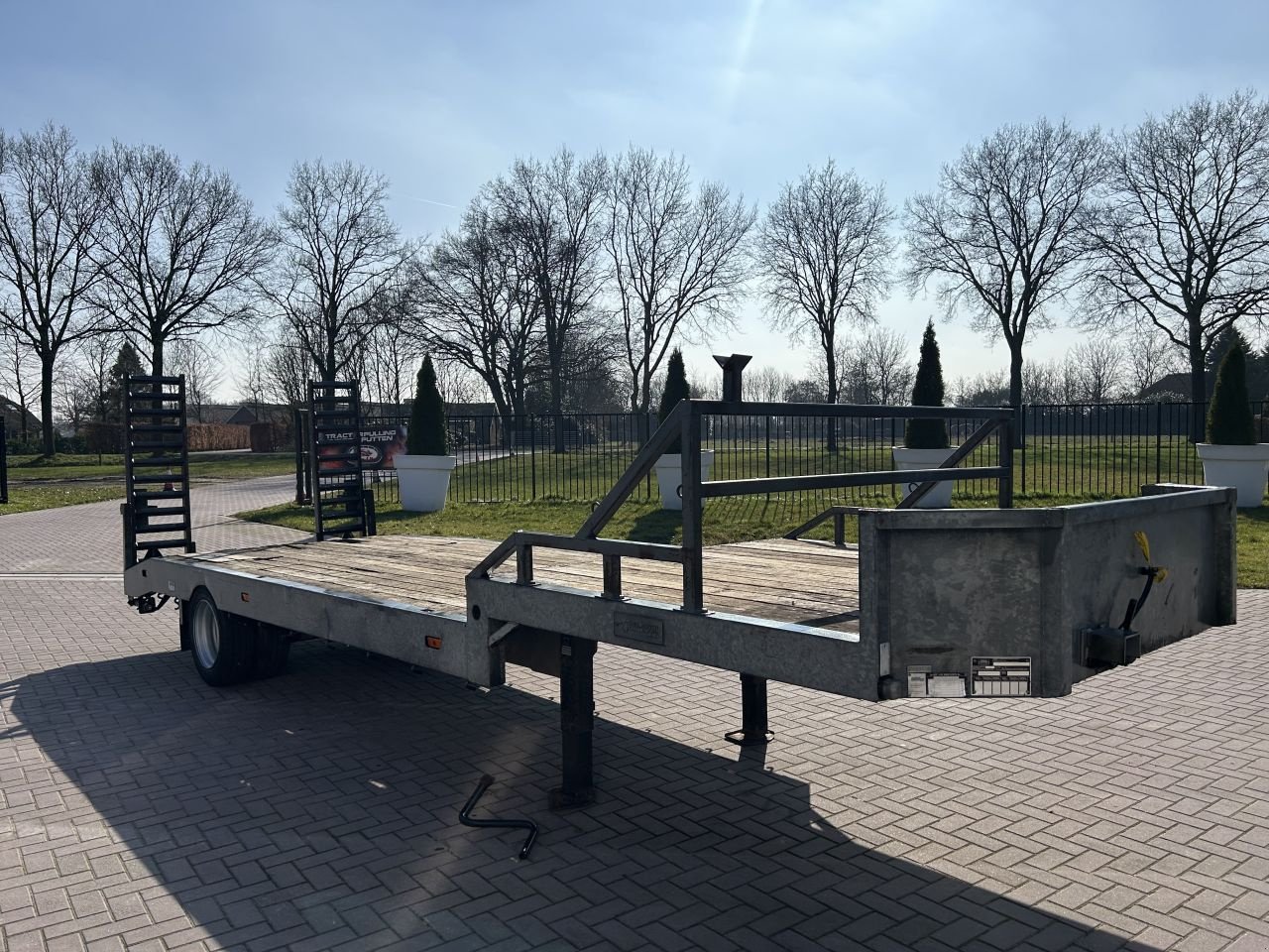 PKW-Anhänger des Typs Sonstige be oplegger 6 ton semi dieplader Veldhuizen, Gebrauchtmaschine in Putten (Bild 6)