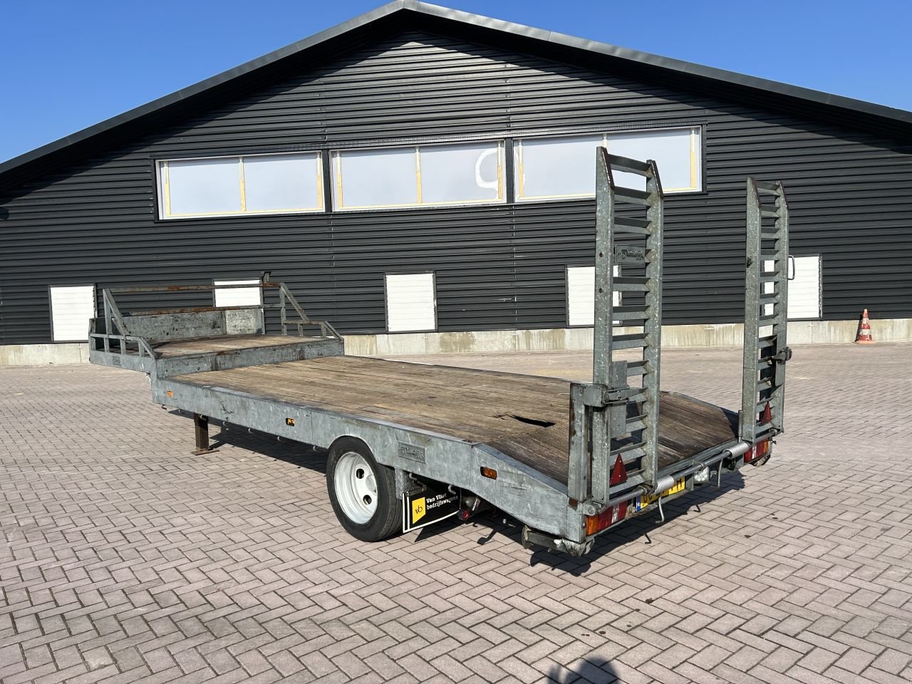 PKW-Anhänger des Typs Sonstige be oplegger 6 ton semi dieplader Veldhuizen, Gebrauchtmaschine in Putten (Bild 3)
