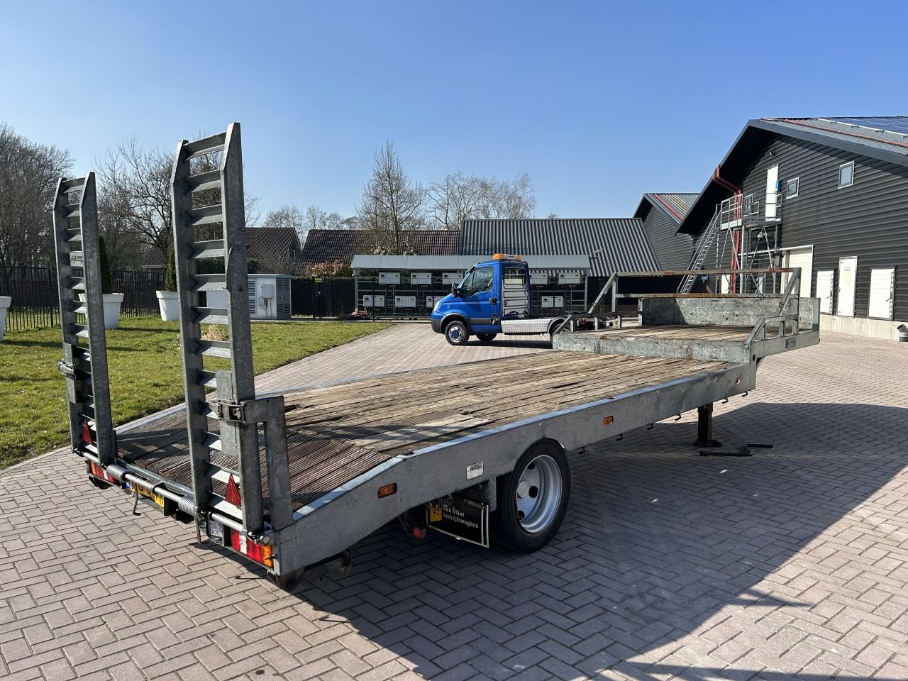 PKW-Anhänger des Typs Sonstige be oplegger 6 ton semi dieplader Veldhuizen, Gebrauchtmaschine in Putten (Bild 5)