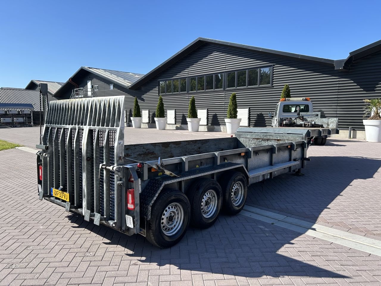 PKW-Anhänger Türe ait Sonstige be oplegger 7.2 ton kuip dieplader MET HUIF Veldhuizen, Gebrauchtmaschine içinde Putten (resim 7)